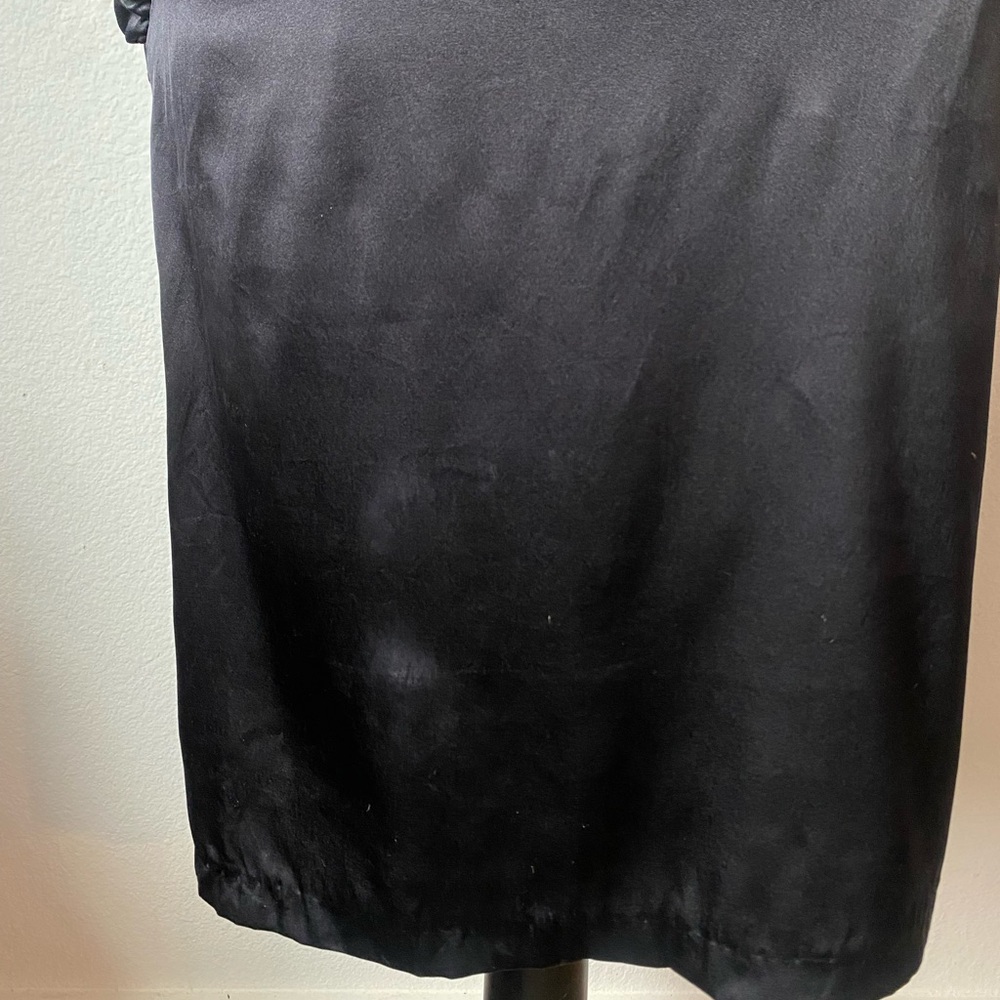 Vintage 90s/Y2K Betsey Johnson 100% Silk Bow Wiggle Dress - Picture 9 of 13